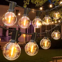 Girlanda Ogrodowa Świetlna 20M 20X Żarówka LED E12 + Przewód Wodoszczelna-5904703028871