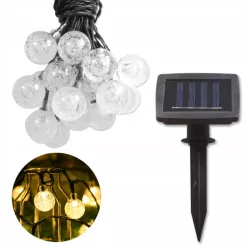 Girlanda solarna ogrodowa 40x LED KULKI Czujnik zmierzchu 785cm-5904703006152