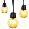 Girlanda solarna ogrodowa lampa na taras 5m 20x KULKI LED Świetlna Ogrodowe-5904703006169
