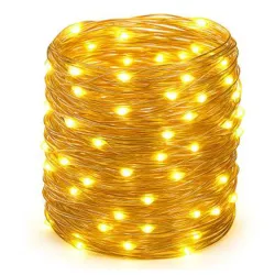 Girlanda Solarna Ogrodowa OZDOBNA Łańcuch Świetlny 100 LED Ciepła Barwa-5904703014287