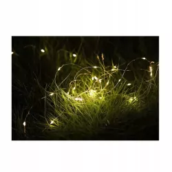 Girlanda Solarna Ogrodowa OZDOBNA Łańcuch Świetlny 100 LED Ciepła Barwa-5904703014287
