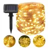 GIRLANDA SOLARNA OGRODOWA DRUCIK ŁAŃCUCH 300 LED-5904703014263