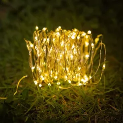 GIRLANDA SOLARNA OGRODOWA DRUCIK ŁAŃCUCH 300 LED-5904703014263