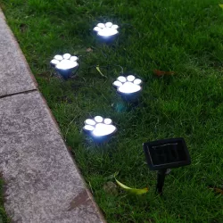 Lampa solarna LED OGRODOWA GRUNTOWA WBIJANA 4xPSIE ŁAPKI-5904703014119