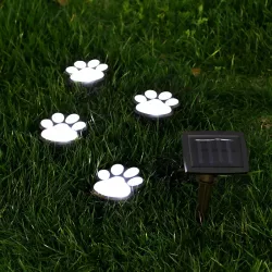 Lampa solarna LED OGRODOWA GRUNTOWA WBIJANA 4xPSIE ŁAPKI-5904703014119
