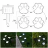 Lampa solarna LED OGRODOWA GRUNTOWA WBIJANA 4xPSIE ŁAPKI-5904703014119