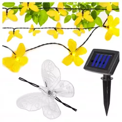 GIRLANDA SOLARNA lampka OGRODOWA LED motylek Świetlna Solarne Ogrodowe-5904703018827