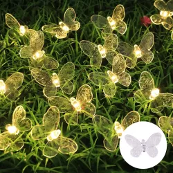 GIRLANDA SOLARNA lampka OGRODOWA LED motylek Świetlna Solarne Ogrodowe-5904703018827