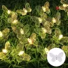 GIRLANDA SOLARNA lampka OGRODOWA LED motylek Świetlna Solarne Ogrodowe-5904703018827
