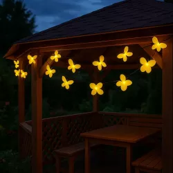 GIRLANDA SOLARNA lampka OGRODOWA LED motylek Świetlna Solarne Ogrodowe-5904703018827