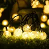 Girlanda solarna ogrodowa 5m 20x KULKI LED Świetlna Lampki Solarne Ogrodowe-5908263387355