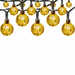 Girlanda solarna ogrodowa 5m 20x KULKI LED Świetlna Lampki Solarne Ogrodowe-5908263387355