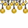 Girlanda solarna ogrodowa 5m 20x KULKI LED Świetlna Lampki Solarne Ogrodowe-5908263387355