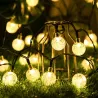 Girlanda solarna ogrodowa 5m 20x KULKI LED Świetlna Lampki Solarne Ogrodowe-5908263387355