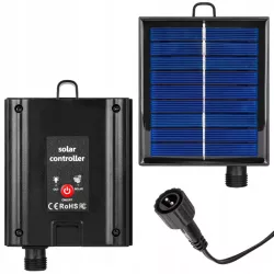 Girlanda Solarna Ogrodowa Świetlna 6,5M 10X Żarówka LED G50 płomień-5904703029014