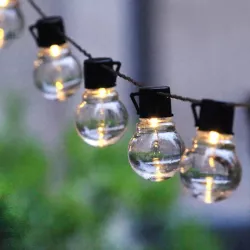 Girlanda solarna ogrodowa 10x LED KULKI Czujnik zmierzchu-5908263387379