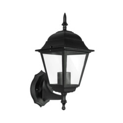 Lampa ścienna w stylu vintage czarna bez źródła światła E27 - 8433325207540