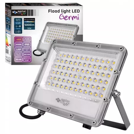 HALOGEN LED 50W LAMPA 5000K ZMIERZCHU NAŚWIETLACZ ZEWNĘTRZNY IP65 do garażu-5904703012269