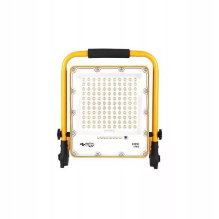 Naświetlacz lampa przenośna LED 100W IP65 biały neutralny z akumulatorem-5903002030967