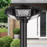 LAMPA SOLARNA LED LATARNIA ULICZNA OGRODOWA Z CZUJNIKIEM RUCHU PILOT UFO-5908263386884