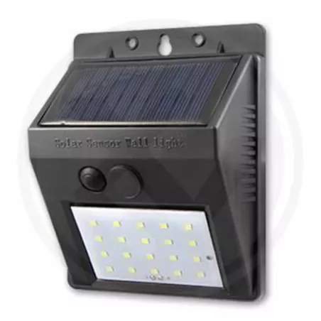 Lampa Solarna LED Oprawa Ogrodowa Zewnętrzna Elewacyjna 3W IP65 Czujnik-5903002034101
