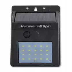 Lampa Solarna LED Oprawa Ogrodowa Zewnętrzna Elewacyjna 3W IP65 Czujnik-5903002034101