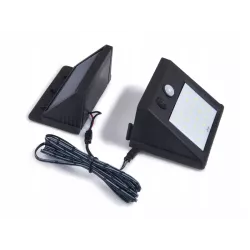LAMPA LED SOLARNA 3W Z CZUJNIKIEM KINKIET OGRODOWY-5908263383463