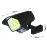 Lampa solarna LED COB z czujnikiem ruchu - atrapa kamery - 5908263387041