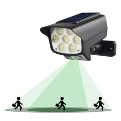 Lampa solarna LED COB z czujnikiem ruchu - atrapa kamery - 5908263387041