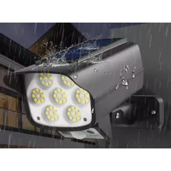 Lampa solarna LED COB z czujnikiem ruchu - atrapa kamery - 5908263387041