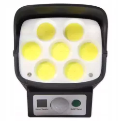 Lampa solarna LED COB z czujnikiem ruchu - atrapa kamery - 5908263387041