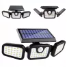 Lampa SOLARNA LED OGRODOWA ZEWNĘTRZNA Naświetlacz uliczna czujnik ruchu-5908263387072