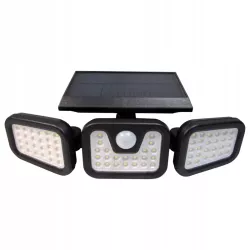 Lampa SOLARNA LED OGRODOWA ZEWNĘTRZNA Naświetlacz uliczna czujnik ruchu-5908263387072