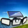 Lampa SOLARNA LED OGRODOWA ZEWNĘTRZNA Naświetlacz uliczna czujnik ruchu-5908263387072