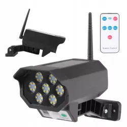 LAMPA SOLARNA ATRAPA KAMERY CZUJNIK RUCHU OGRODOWA-5904703006190