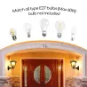 Lampa ścienna w stylu vintage czarna bez źródła światła E27 - 8433325207564