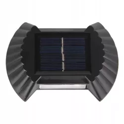 Lampa solarna ogrodowa zewnętrzna Z CZUJNIKIEM elewacyjna do schodów 4szt-5904703008248