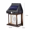 Lampa Solarna LED Latarnia Kinkiet Ścienny z Czujnikiem Ruchu Zmierzchu-5904703008286
