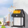 Lampa Solarna LED Latarnia Kinkiet Ścienny z Czujnikiem Ruchu Zmierzchu-5904703008286