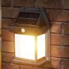 Lampa Solarna LED Latarnia Kinkiet Ścienny z Czujnikiem Ruchu Zmierzchu-5904703008286