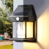 Lampa Solarna LED Latarnia Kinkiet Ścienny z Czujnikiem Ruchu Zmierzchu-5904703008286