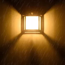 Lampa Solarna LED Latarnia Kinkiet Ścienny z Czujnikiem Ruchu Zmierzchu-5904703008286
