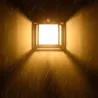 Lampa Solarna LED Latarnia Kinkiet Ścienny z Czujnikiem Ruchu Zmierzchu-5904703008286