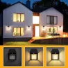 Lampa Solarna LED Latarnia Kinkiet Ścienny z Czujnikiem Ruchu Zmierzchu-5904703008286