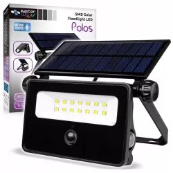Lampa solarna LED naświetlacz z CZUJNIKIEM RUCHU halogen zewnętrzny-5904703009801