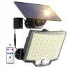 Lampa solarna uliczna LED ogrodowa Z CZUJNIKIEM zewnętrzna elewacyjna-5904703014126