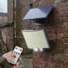 Lampa solarna uliczna LED ogrodowa Z CZUJNIKIEM zewnętrzna elewacyjna-5904703014126