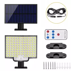 Lampa solarna uliczna LED ogrodowa Z CZUJNIKIEM zewnętrzna elewacyjna-5904703014126