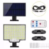 Lampa solarna uliczna LED ogrodowa Z CZUJNIKIEM zewnętrzna elewacyjna-5904703014126