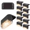 10x Lampki solarne na balkon schody taras ciepłe czujnik zmierzchu LED-5904703016717